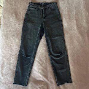 Black Hollister Mom Jeans